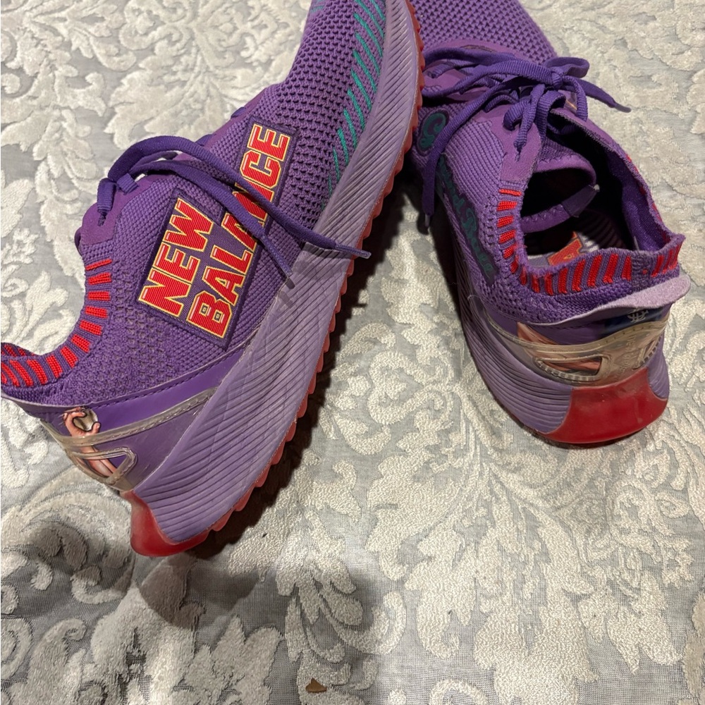 New Balance Mens Purple Athletic Shoes